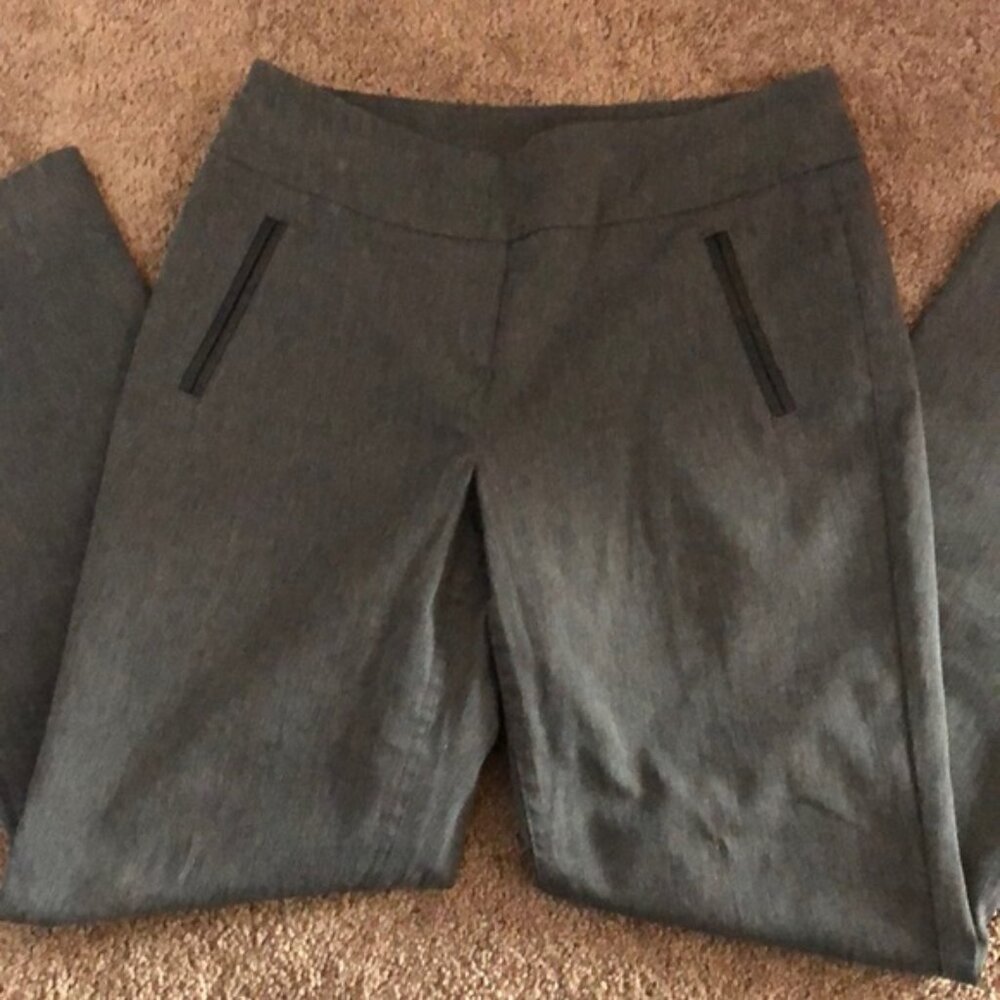 Gray knit Westbound dress pants